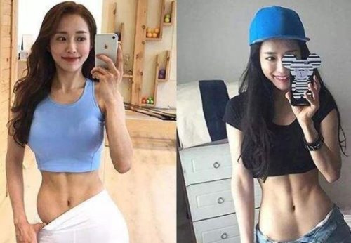 女生马甲线怎么练成的 女生超性感的马甲线图片欣赏