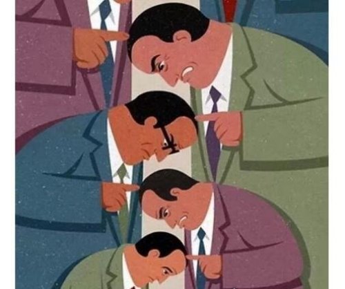 踢猫效应 就是指对弱于自己的人和五发脾气(传染坏脾气)