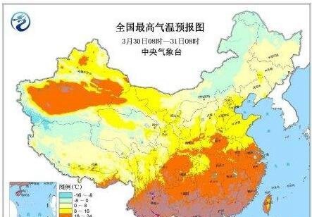 国内南北温差60度 网友＂我在南方穿短裤 你在北方裹棉裤＂