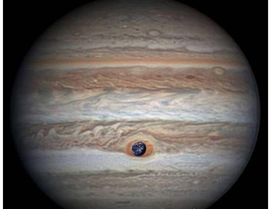 木星恐怖照片 诡异“天眼”时刻监视着地球(其实是大红斑)