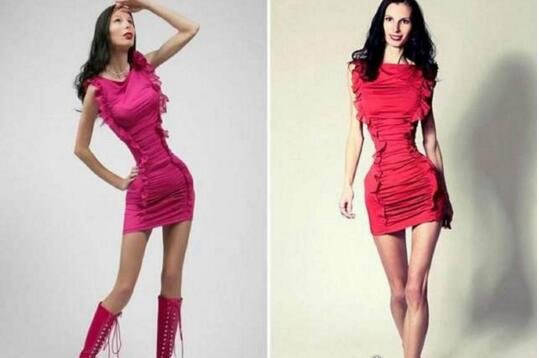 世界上腰最细的女人 卡吉詹可(仅20cm/获吉尼斯纪录认证)
