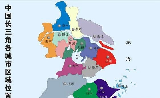 中国最大的三角洲 长江三角洲面积有21.07万平方公里