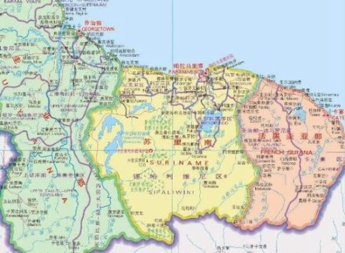 苏里南是哪个国家 一个位于南美洲北部的国家(南美洲最小国)