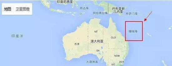 世界上最大的海 珊瑚海相当于中国的一半(世界最大珊瑚礁所在地)