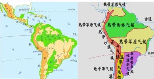 南美洲有哪些国家 共有13个国家(巴西面积最大/经济最发达)