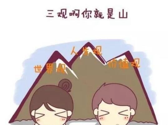 男女之间的三观不合是指哪三观 世界观、人生观和价值观
