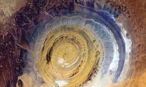 世界上最壮丽地质奇观 撒哈拉之眼(传说中的地狱之门)