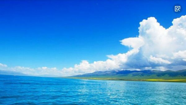 我国最大的咸水湖 青海湖(绕其一圈需50小时)