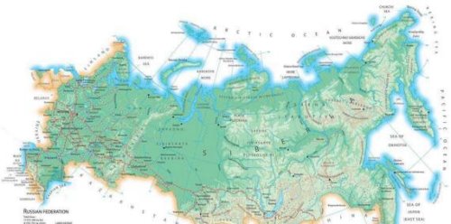 世界上面积最大的国家 看俄罗斯地图就能明白一切
