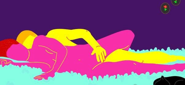 男女侧入体位姿势图解 最适合孕妇的一种姿势(简单易学)