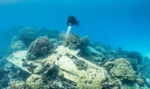 世界上最恐怖的湖泊 特鲁克泻湖(水下墓地)