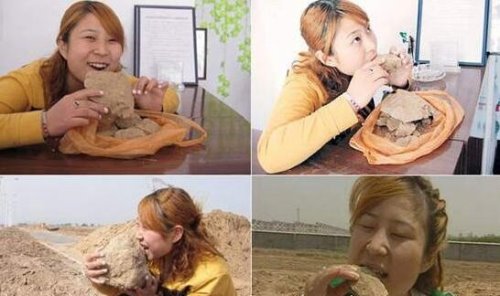 世界十大奇葩异食癖患者 现实版吃土少女喝汽油
