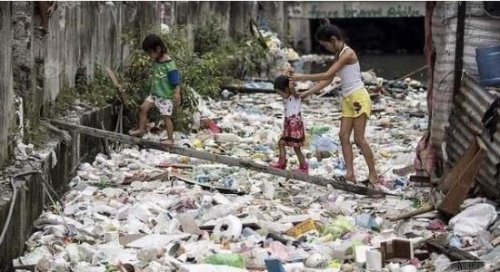 世界第一大贫民窟 马尼拉贫民窟(许多人都在温饱线上挣扎)