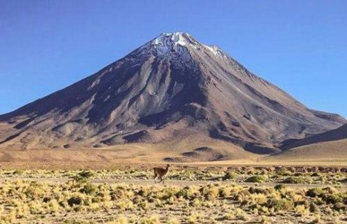 世界上最高的活火山 海拔6893米(离世界最高的死火山不远)