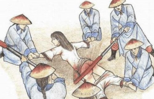 黥刑又称墨刑 古代五大肉刑之一(在犯人的脸上刻字)