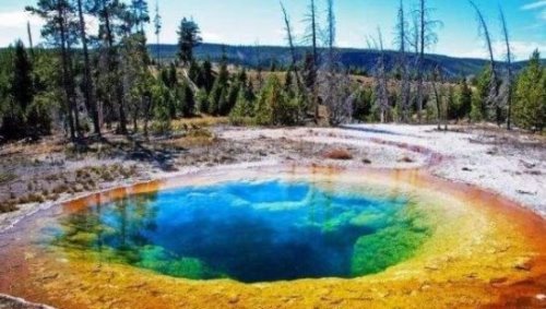世界上最大的火山 黄石公园超级火山9000平方公里