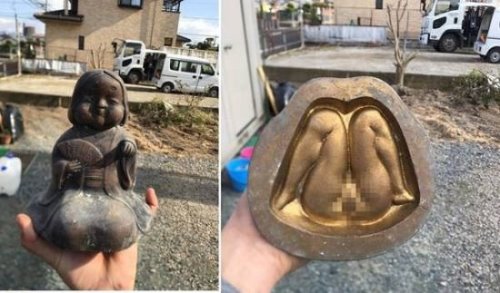 日本古代雕塑下暗藏色色图像 大尺度画面让人脸红!