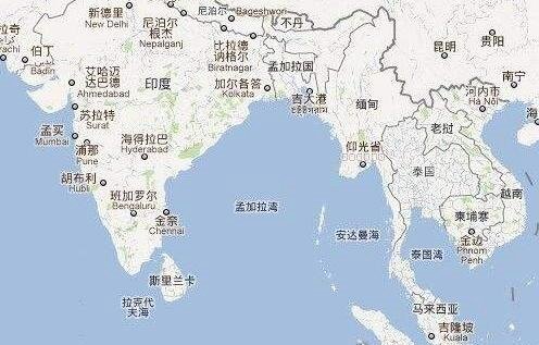 世界上最大的海湾 是面积217万平方公里的孟加拉湾