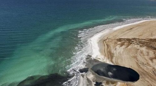世界最深的洼地 死海 430.5米(中国最深为艾丁湖 161米)