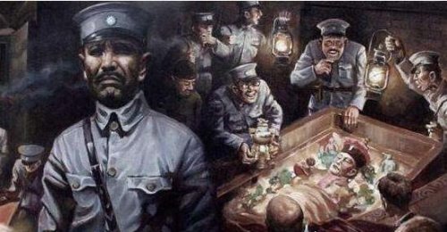 东陵大盗孙殿英怎么死的 吸鸦片患烟后痢最病死