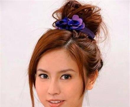 发量少要怎么扎头发好看