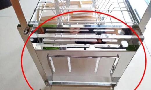 卡贝厨房置物架如何安装