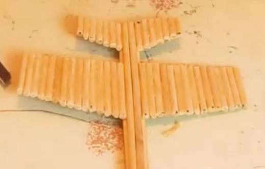 一次性筷子制作简易飞机模型