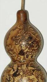 怎样在葫芦上烙画