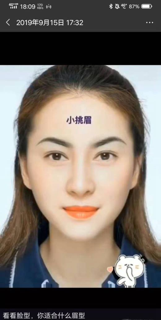 各种脸型适合的眉型 以及怎么画各种眉型