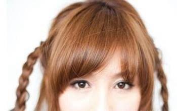 圆脸怎么扎头发显脸小