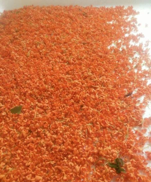桂花香包怎么做