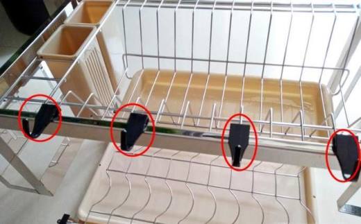 卡贝厨房置物架如何安装
