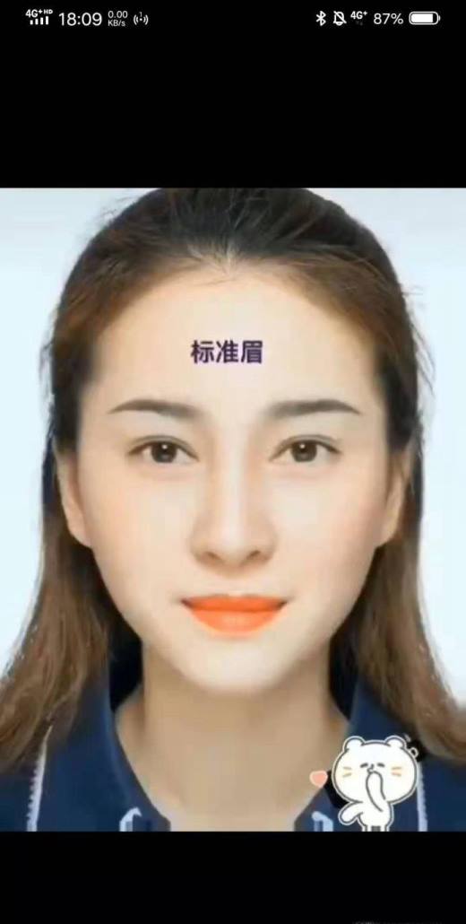 各种脸型适合的眉型 以及怎么画各种眉型