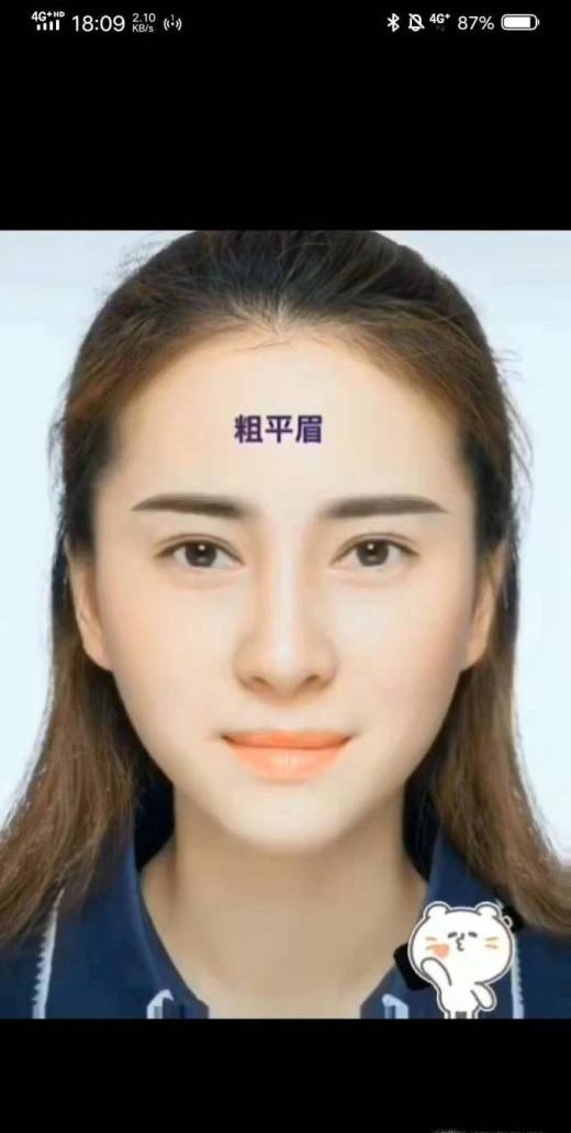 各种脸型适合的眉型 以及怎么画各种眉型