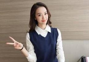 怎样搭配针织背心才好看