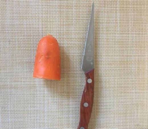 胡萝卜制作简单而又漂亮的花