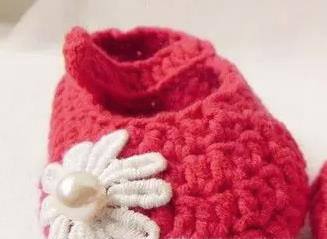 小孩毛线鞋的钩法视频教程