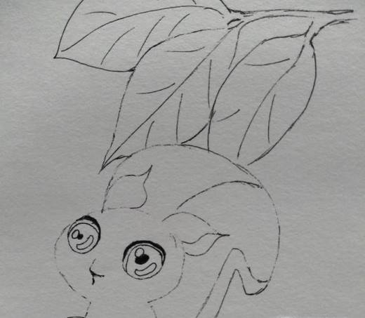 彩铅画小狐狸的画法