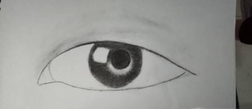 教你如何快速画素描眼睛