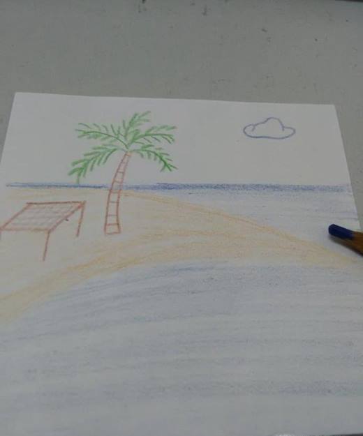 涂鸦系列之怎样画美丽海滩