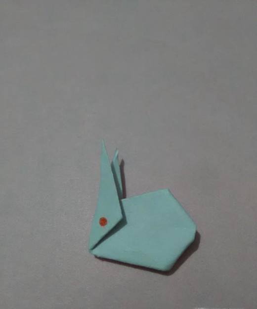 折纸教程  怎样折一只小兔子