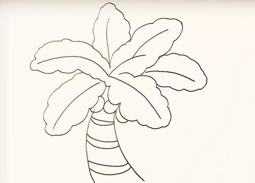 椰子树简笔画