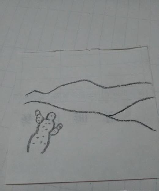 简笔画沙漠的画法