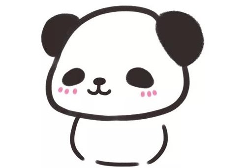大熊猫简笔画