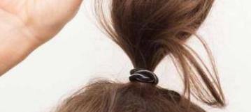 丸子头的盘发方法