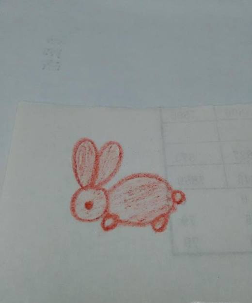 教宝宝画画 怎么画小兔子