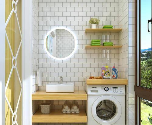 洗脸盆放阳台怎么设计