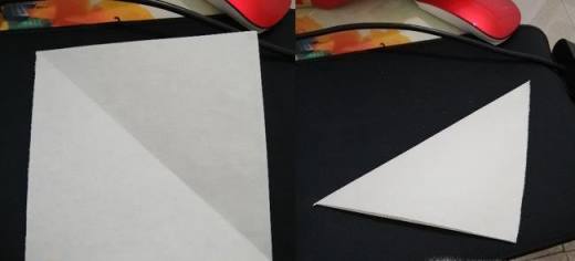 教大家用纸做一片漂亮的树叶哦