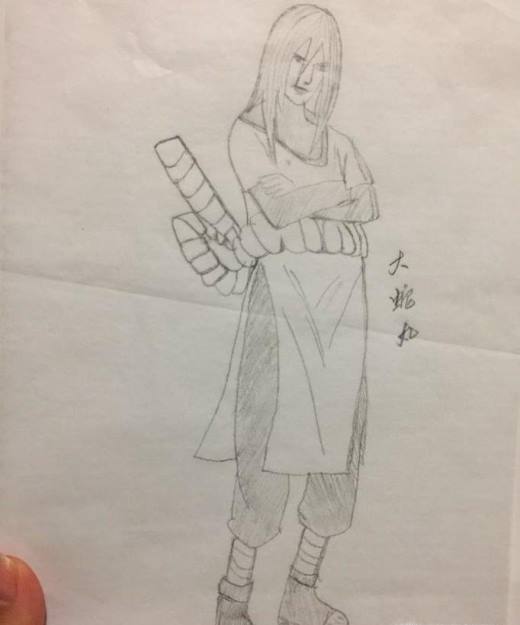 如何画大蛇丸