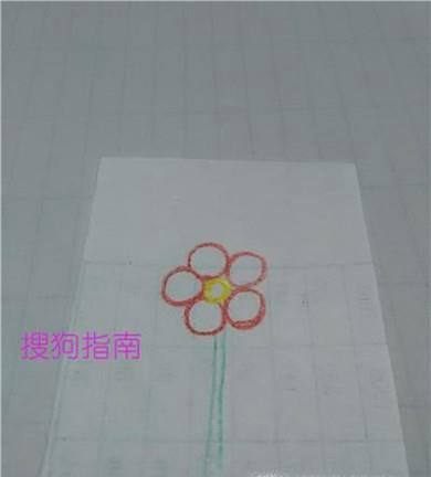 如何画小花花简笔画